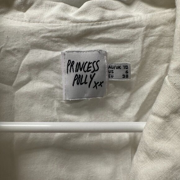 Princess Polly White Crop Top - Picture 2 of 3